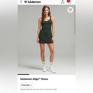 Lululemon align dress